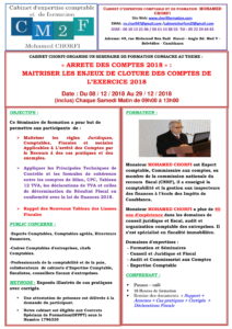 SEMINAIRE ARRETE DES COMPTES 2018 SAMEDI MATIN-1