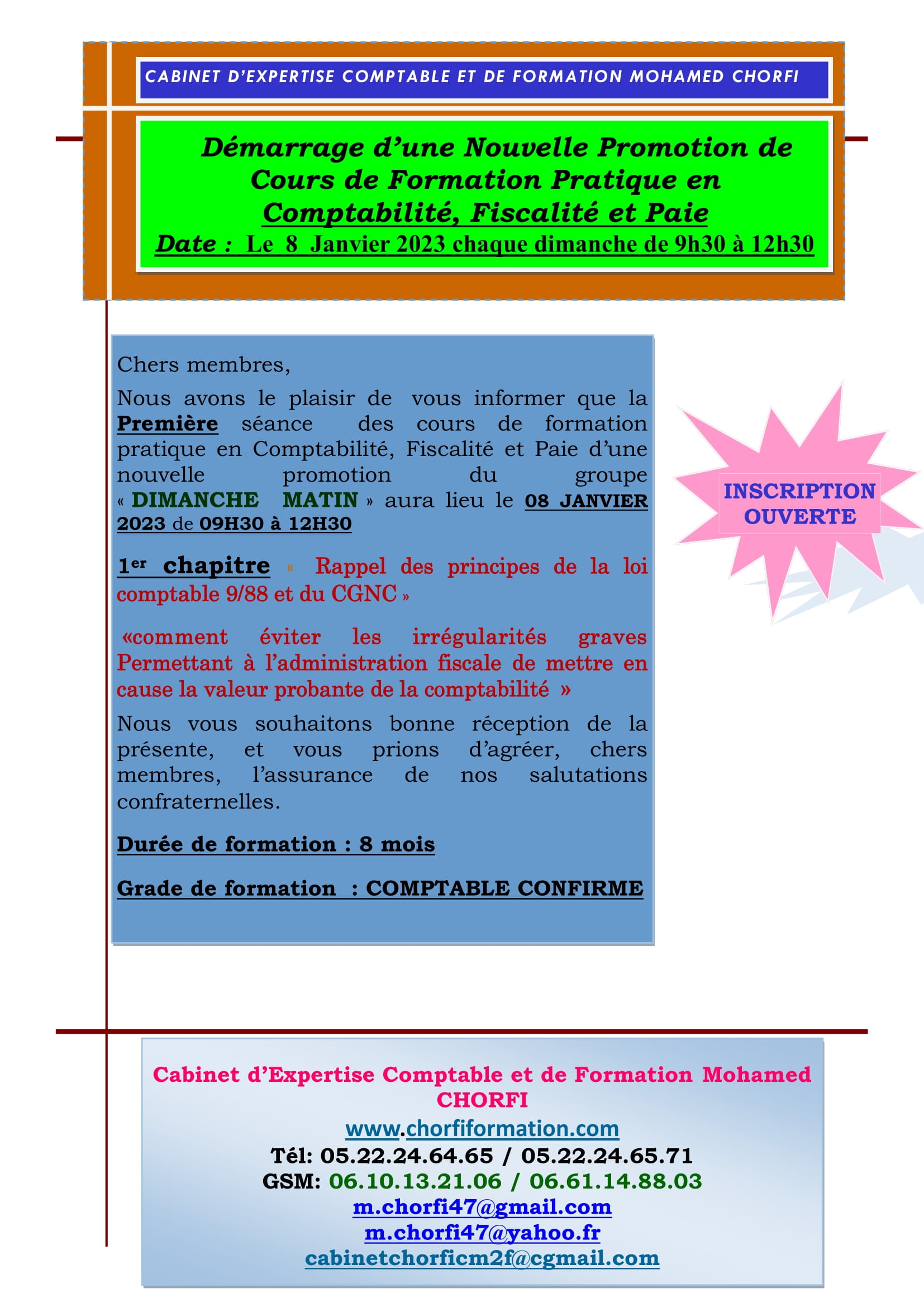 FORMATION EN COMPTABILITE DIMANCHE MATIN-1