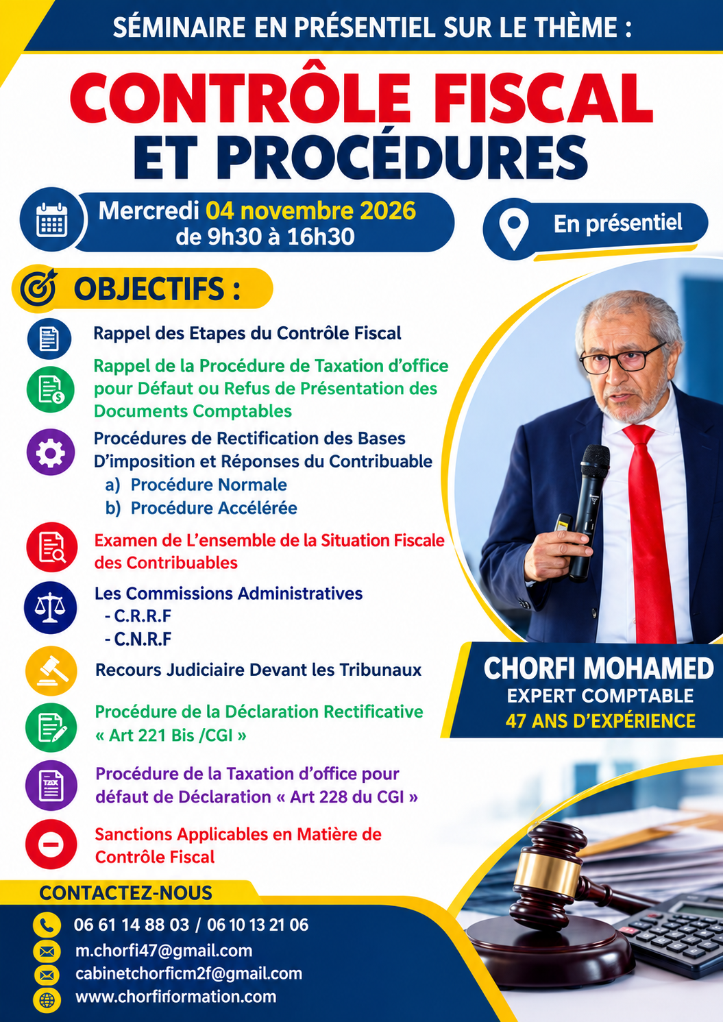 Séminaire Contrôle Fiscal et Procédures