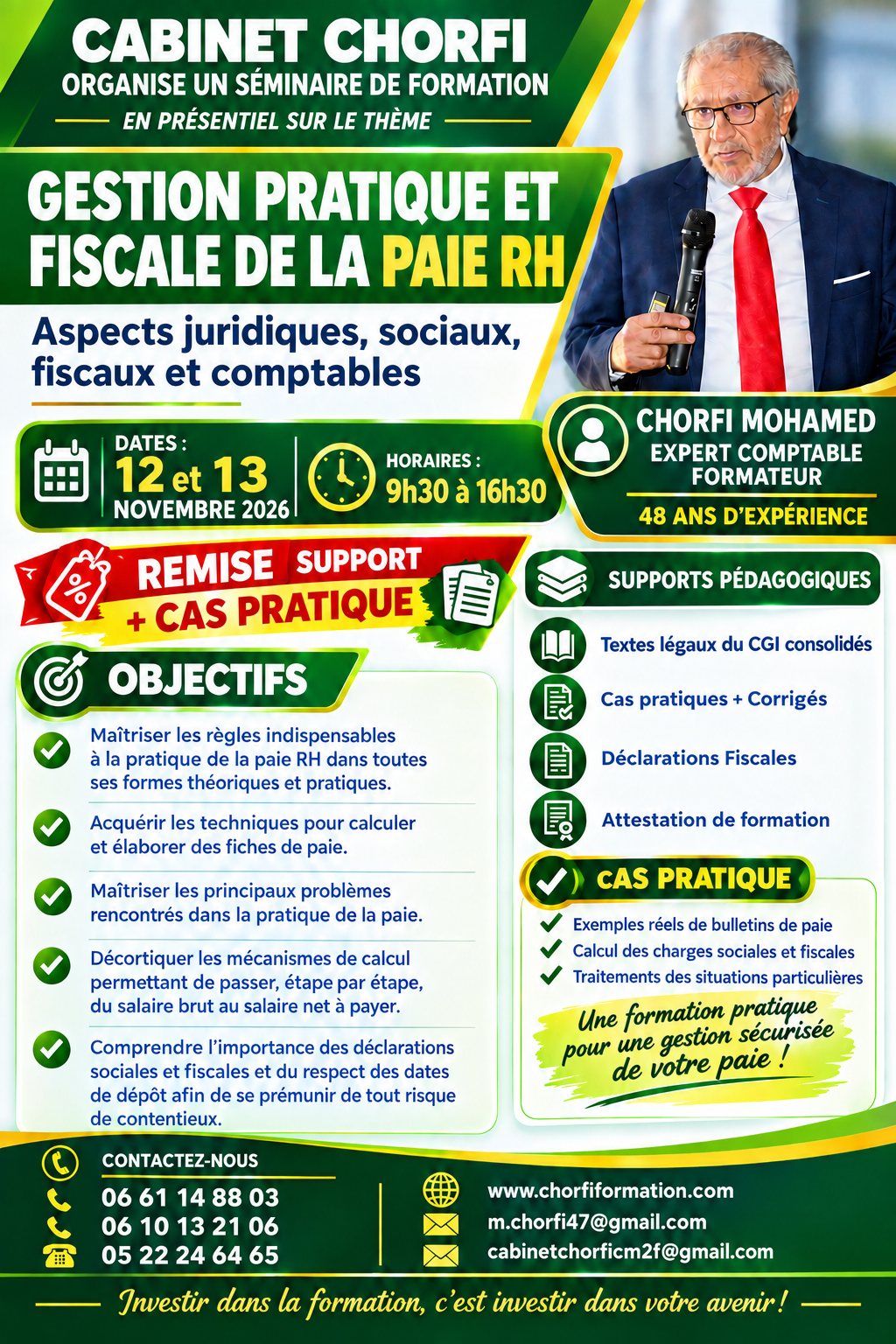 Séminaire de formation _ gestion pratique de la paie RH